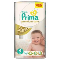 Prima Bebek Bezi Premium Care Mega Paket Maxi Jumbo No: 4 (7-14 Kg) 64'lü
