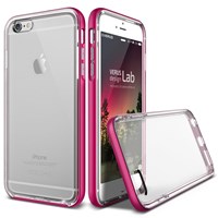 Verus iPhone 6 Plus/6S Plus Crystal Bumper Series Kılıf - Renk : Hot Pink
