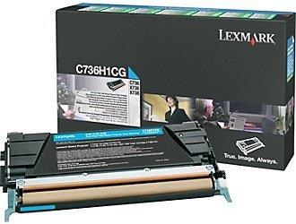 Lexmark C736-X736-X738 10k Mavi Toner