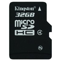 Kingston 32 GB Micro SDHC Kart Class 4 SDC4/32GB