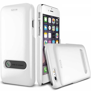Verus İphone6 (4.7'') Slim Hard Slide Pearl White+Pearl White