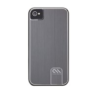 Case Mate Brushed Aluminyum Gümüş iPhone 4/4S Telefon Kılıfı