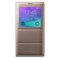 SAMSUNG EF-CN910B Galaxy Note 4 S-View Cover Altın
