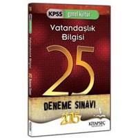 KPSS Vatandaşlık Bilgisi 25 Deneme Sınavı 2015 (ISBN: 9786051641485)