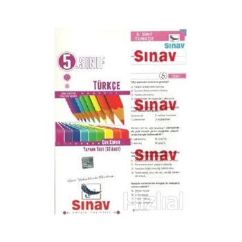 Sınav 5. Sınıf Türkçe Çek Kopar Yaprak Test (ISBN: 9786051232003)