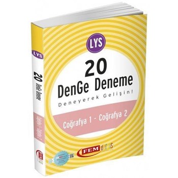 Fem Simetri LYS 20 Coğrafya 1-2 Denge Deneme (ISBN: 9786053734451)