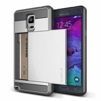 Verus Samsung Galaxy Note 4 Case Damda Slide Series Kılıf - Renk : Light Silver