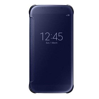 SAMSUNG EF-ZG920B Galaxy S6 Clear View Cover Siyah
