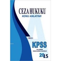 KPSS Ceza Hukuku Konu Anlatımı (ISBN: 9786059002066)