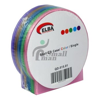 ELBA QD-515.01 1Lİ Renkli 80pc Shell CD Case