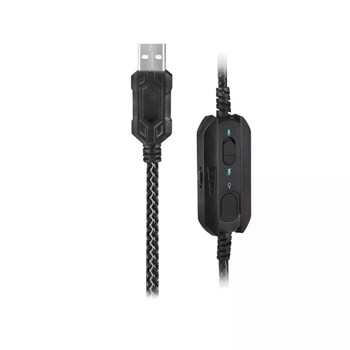 Rampage Racing Plus Siyah USB 7.1 RGB Ledli Oyuncu Kulaklığı
