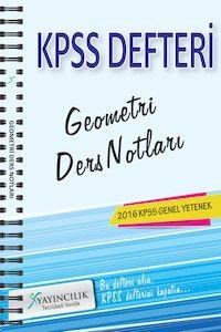 KPSS Geometri Ders Notları X Yayınları 2016 (ISBN: 9786059083447)