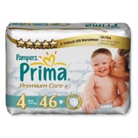 Prima Bebek Bezi Premium Care 4 Beden Maxi Ekonomi Paketi 46 Adet