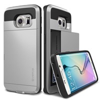 Verus Samsung Galaxy S6 Edge Case Damda Slide Series Kılıf - Renk : Light Silver