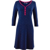 Bpc Bonprix Collection Penye Elbise, 3/4 Kollu - Mavi 32012543