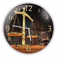 iF Clock Adalet Terazisi Duvar Saati (E14)
