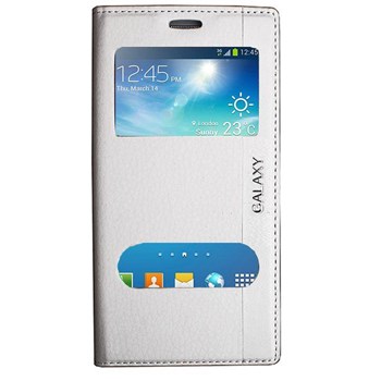 Magnum Galaxy S4 Mini Magnum Pencereli Kılıf Beyaz MGSACDGHLQ2