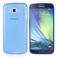 Soft TPU Galaxy A7 Ultra Slim Silikon Kılıf Mavi MGSUVXZ3589