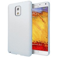 Microsonic Dot Style Silikon Samsung Galaxy Note 3 Kılıf Beyaz