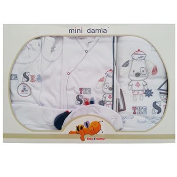 Minidamla Mini Damla 41313 Bebek Hastane Çıkışı 10lu Set Denizci Köpek Indigo 21203701