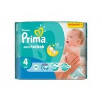 Prima Bebek Bezi Aktif Bebek 4 Beden Maxi Ekonomi Paketi 36 Adet