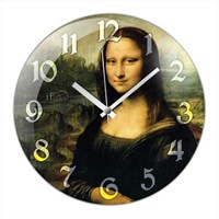 If Clock Mona Lisa Duvar Saati Rep-4