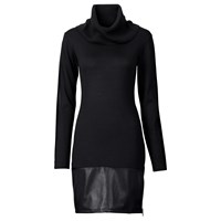 BODYFLIRT boutique Örgü elbise - Siyah 32535214