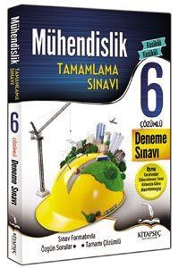 Mühendislik Tamamlama Sınavı Çözümlü 6 Deneme Sınavı Kitapseç Yayınları 2015 (ISBN: 9786051641942)