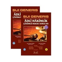 Sui Generis Adli Hakimlik Çözümlü Hukuk Soruları (Nisan 2015) İkinci Sayfa Yayınları (ISBN: 9786054655540)