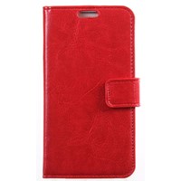 xPhone Galaxy Grand 2 Cüzdanlı Kılıf Kırmızı MGSACDFMNQR