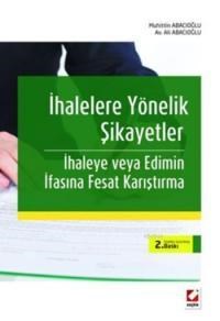 Ihalelere Yönelik Şikayetler (ISBN: 9789750227714)