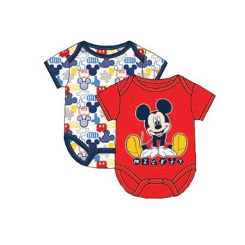 Mickey Mouse Mc4217 Erkek 2li Kısakol Body Kırmızı 0-3 Ay (56-62 Cm) 21241611