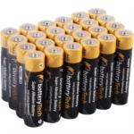 Battery Tech 1 5 V AAA LR03 Süper Alkalin Kalem Pil 24'lü Paket