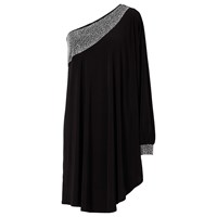 BODYFLIRT boutique Tek omuz elbise - Siyah 24487011