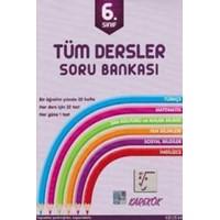 6. Sınıf Tüm Dersler Soru Bankası (ISBN: 9786059959537)