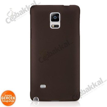 Redlife Metalik Pc Sert Arka Kapak Samsung Galaxy Note 4 Kahverengi