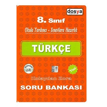 8. Sınıf Türkçe Kolaydan Zora Soru Bankası Dosya Yayınları (ISBN: 9786054179381)