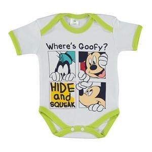 Disney Mickey Mouse Kısakollu Body Beyaz 6-9 Ay 25145383