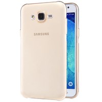 Microsonic Samsung Galaxy J2 Kılıf Transparent Soft Gold
