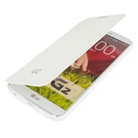 Microsonic Ultra Thin Kapaklı kılıf LG Optimus G2 Beyaz