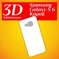 3D Süblimasyon Samsung S6 Kapak