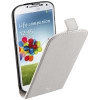 Samsung Galaxy S4 Flap Mıknatıslı Deri Kılıf Beyaz