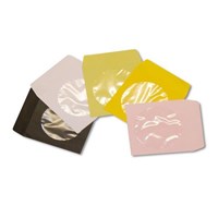 Asil Zarf CD Zarfı 12.5 x 12.5 renkli pencereli 90 gr 100'lü Paket