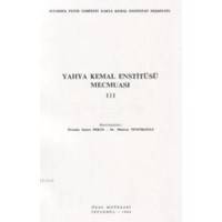 Yahya Kemal Enstitüsü Mecmuası 3 (ISBN: 3002696100509)