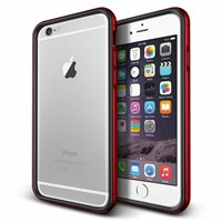 Verus iPhone 6 Plus Case Iron Bumper Series Kılıf - Renk : Black Kiss Red