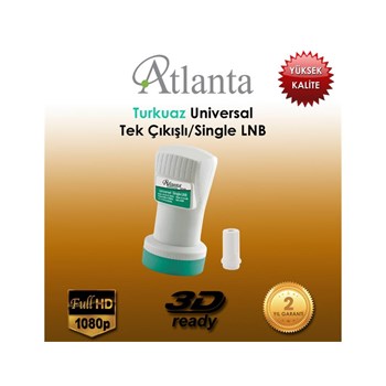 Atlanta Turkuaz Universal HD Single LNB