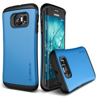 Verus Samsung Galaxy S6 Edge Case Thor Series Kılıf HARD DROP - Renk : Electric Blue
