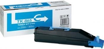 Kyocera Mita TK 865 Toner, Taskalfa 250ci Toner, Taskalfa 300ci Toner, Muadil Mavi Toner