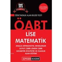 ÖABT Lise Matematik Öğretmenliği Konu Anlatımlı Modüler Set 2015 (ISBN: 9786054727347)