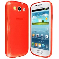 Soft TPU Galaxy S3 Slikon Kırmızı Kılıf MGSCDGPQWYZ